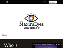 Tablet Screenshot of maximeyesadvantage.com